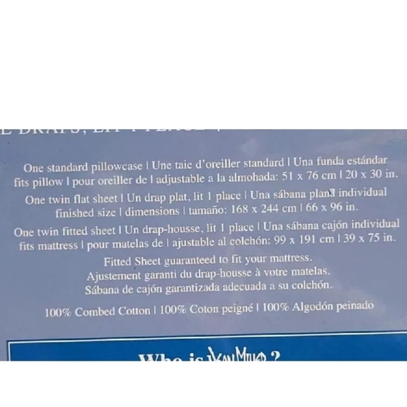 RARE DEAN MILLER SURF BEDDING BALI  Twin  Sheet Set  100% COMBED COTTON  NEW - Picture 13 of 13